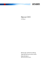 Revox C-221-Service-Manual